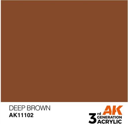 Farba akrylowa Deep brown AK11102 Interactive