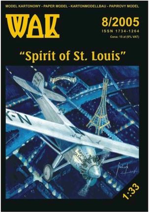 Wak 8/05 Samolot Spirit of St.Louis 1:33