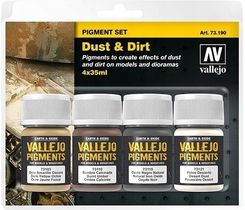 Zdjęcie Vallejo 73190 Pigmenty 4 szt. Dust & Dirt - Skórcz