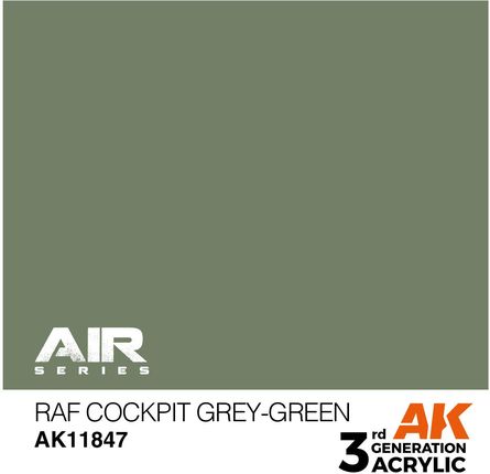 Farba akrylowa Raf cockpit grey-green AK11847