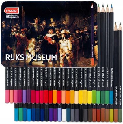 Rijks Museum Colored Pencil Tin 50-Color Set