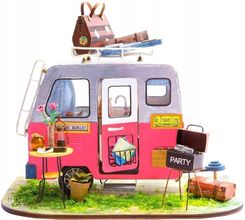 Zdjęcie Robotime Składany Drewniany Model Puzzle 3D Camper - Przemyśl