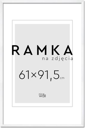 Rama na zdjęcia 61x91,5 cm 91,5x61 cm Biała