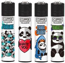 Zdjęcie Clipper zapalniczka Large Pandas - Szepietowo
