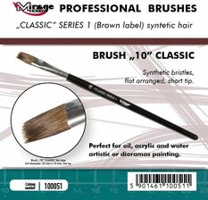Zdjęcie Pędzel Mirage 100051 Płaski Professional SERIA1 10 - Proszowice