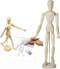 Zdjęcie Drewniany Manekin Do Nauki Rysunku - Krzywiń