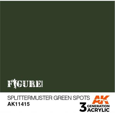 Farba akrylowa Splittermuster green spots AK11415
