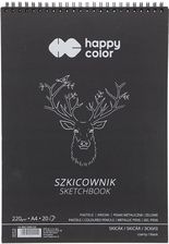Zdjęcie Szkicownik Na Spirali Czarne Kartki HPCA4 220g 20k - Rzeszów