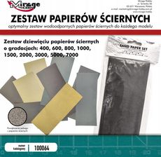 Zdjęcie Mirage 100064 Zestaw papierów ściernych [full Set] - Żywiec