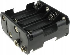 Koszyk na baterie 8xAA ze złączem 6F22 R9 12V