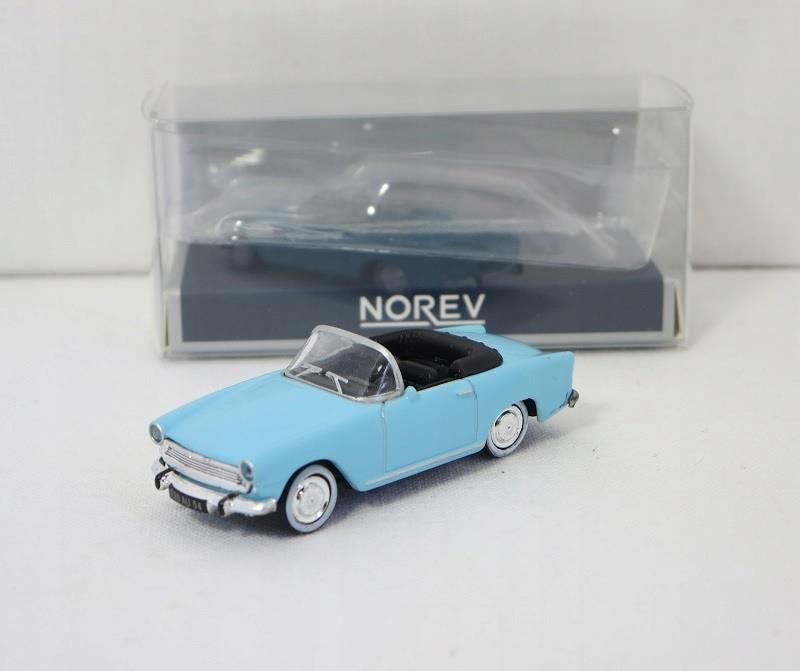 Norev 1/43 Simca Océane Bleue, Années 50/60, Antenne, Intérieur Noir - Modèle 19, Occasion