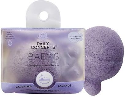 Daily Concepts Gąbka Do Kąpieli Baby'S Lavender Konjac Sponge
