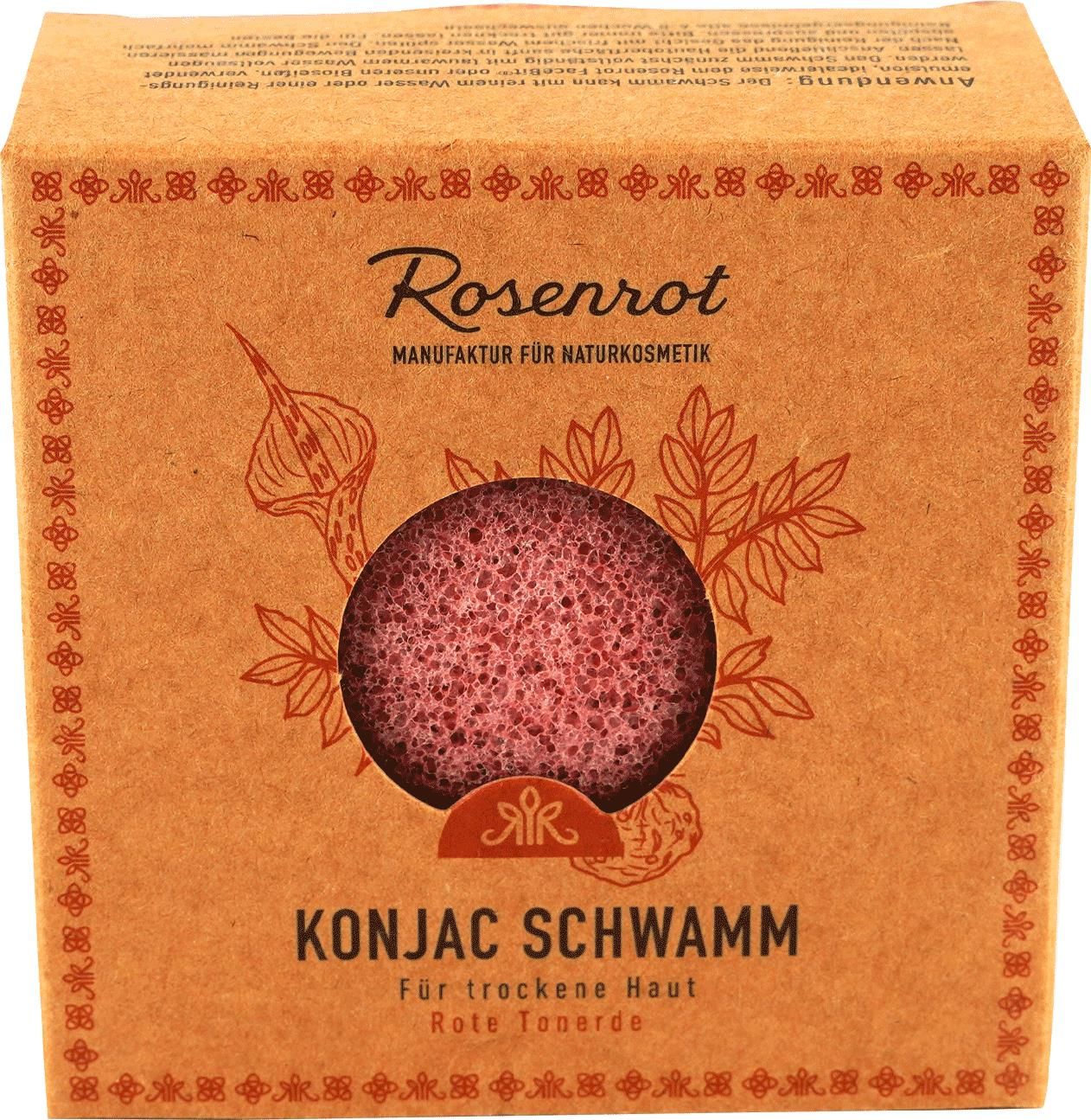 Akcesoria do kąpieli Rosenrot Red Clay Konjac Sponge Opinie i ceny na