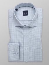 Zdjęcie Jasnobłękitna klasyczna koszula w kratkę - Oława