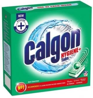 Calgon Tabletki do Pralki 17szt. Hygiene ZIELONE