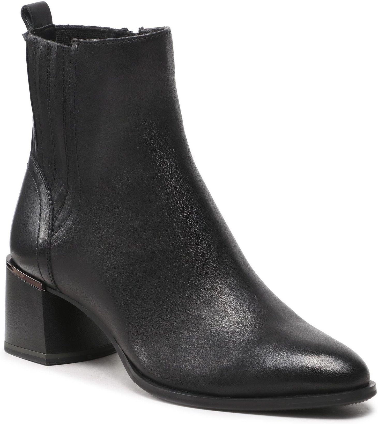 Tamaris Damen Boot Heel 1-25313-45 Women's Ankle Boots, Black, 37 EU