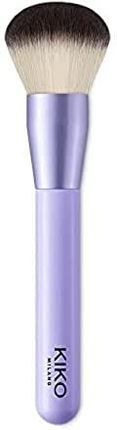 KIKO Milano Smart Powder Brush 102 | Okrągły pędzel do nakładania kosmetyków do twarzy w pudrze, wykonany z włókien syntetycznych