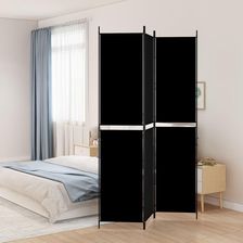 Zdjęcie vidaXL Parawan 3 Panelowy Czarny 150X220cm Tkanina (350245) - Reda