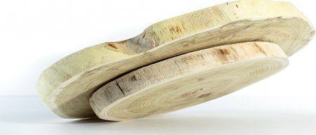 Wamar Sosenka Taca Obrotowa 20 25Cm Drewno Akacji Bez Kory Olejowany Akacjowe Naturalny Pdoa2025X20Doto