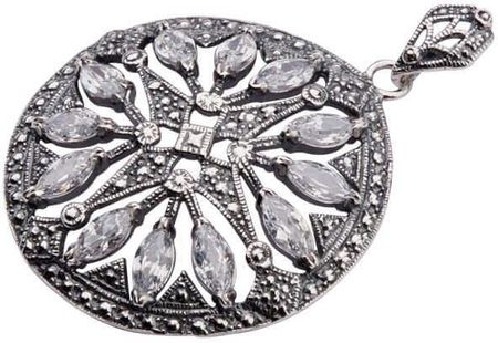 Polcarat Design Srebrny Wisiorek Z Cyrkonią W 1506 