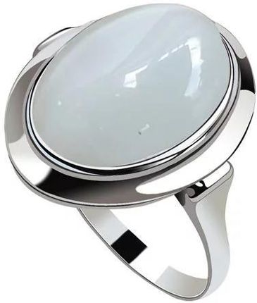 Polcarat Design Pierścionek Srebrny Zdobiony Kocie Oko Pk 585 
