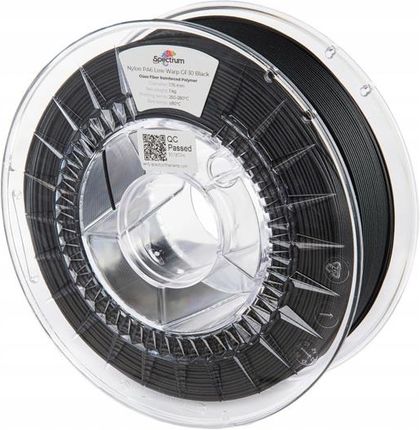 Filament Nylon PA6 Low Warp GF30 1.75mm Bk 1kg