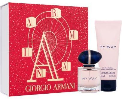 Giorgio Armani My Way Zestaw Woda Perfumowana 30Ml + Mleczko Do Ciała 75 Ml
