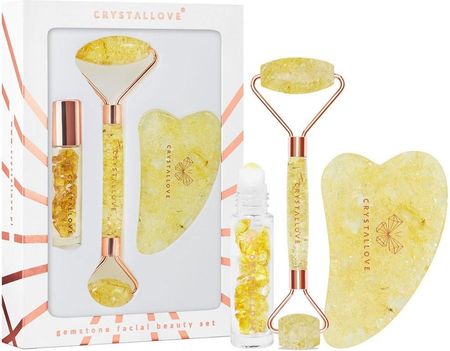 Crystallove Zestaw - Citrine Amber Beauty Set