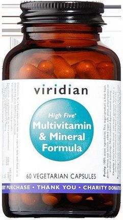 Viridian High Five Multivit & Mineral Formula 60kaps.