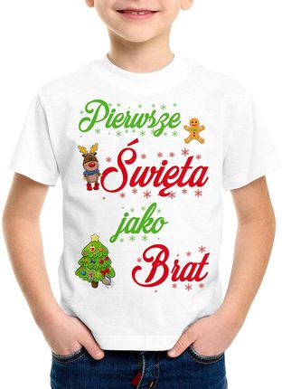 Pierwsze święta jako brat - koszulka świąteczna
