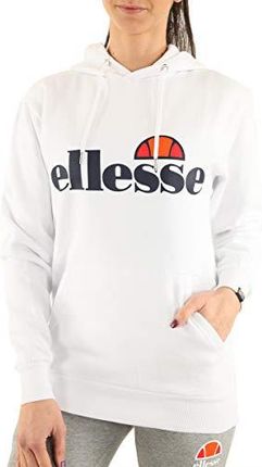 ellesse damska bluza z kapturem biały XXS/6(Manufacturer Size: 34)