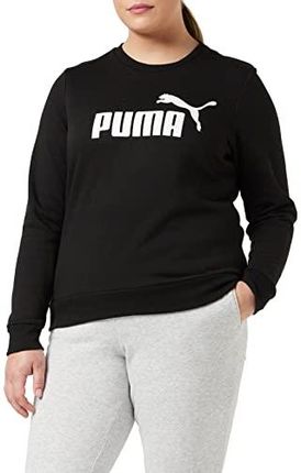 Puma Kobiety Ess Logo Crew Tr Bluza Czarny L