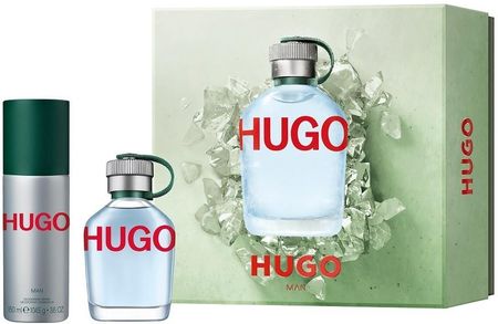 ZESTAW HUGO BOSS HUGO MAN woda toaletowa 75 ML + dezodorant 150 ML