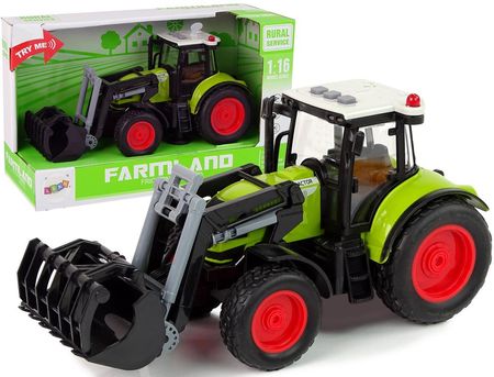 Leantoys Traktor Z Napędem Frykcyjnym Farmland Światło Dźwięk