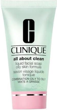 CLINIQUE - All About Clean Liquid Facial Soap Oily Skin Formula - Mydło w płynie do mycia twarzy dla skóry tłustej 30ml