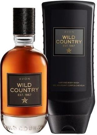 Avon Wild Country Zestaw Męski [Perfumy + Żel]