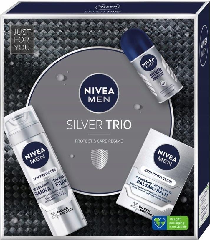 Zestaw Kosmetyków Dla Mężczyzny Nivea Men Nivea Silver Trio Zestaw Prezentowy Opinie I Ceny Na 4683