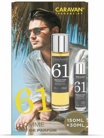 Caravan Herrenparfüm Nr. 61 – 2 X 150 Ml, Holzig-fruchtiger Duft Für Den Urbanen Mann