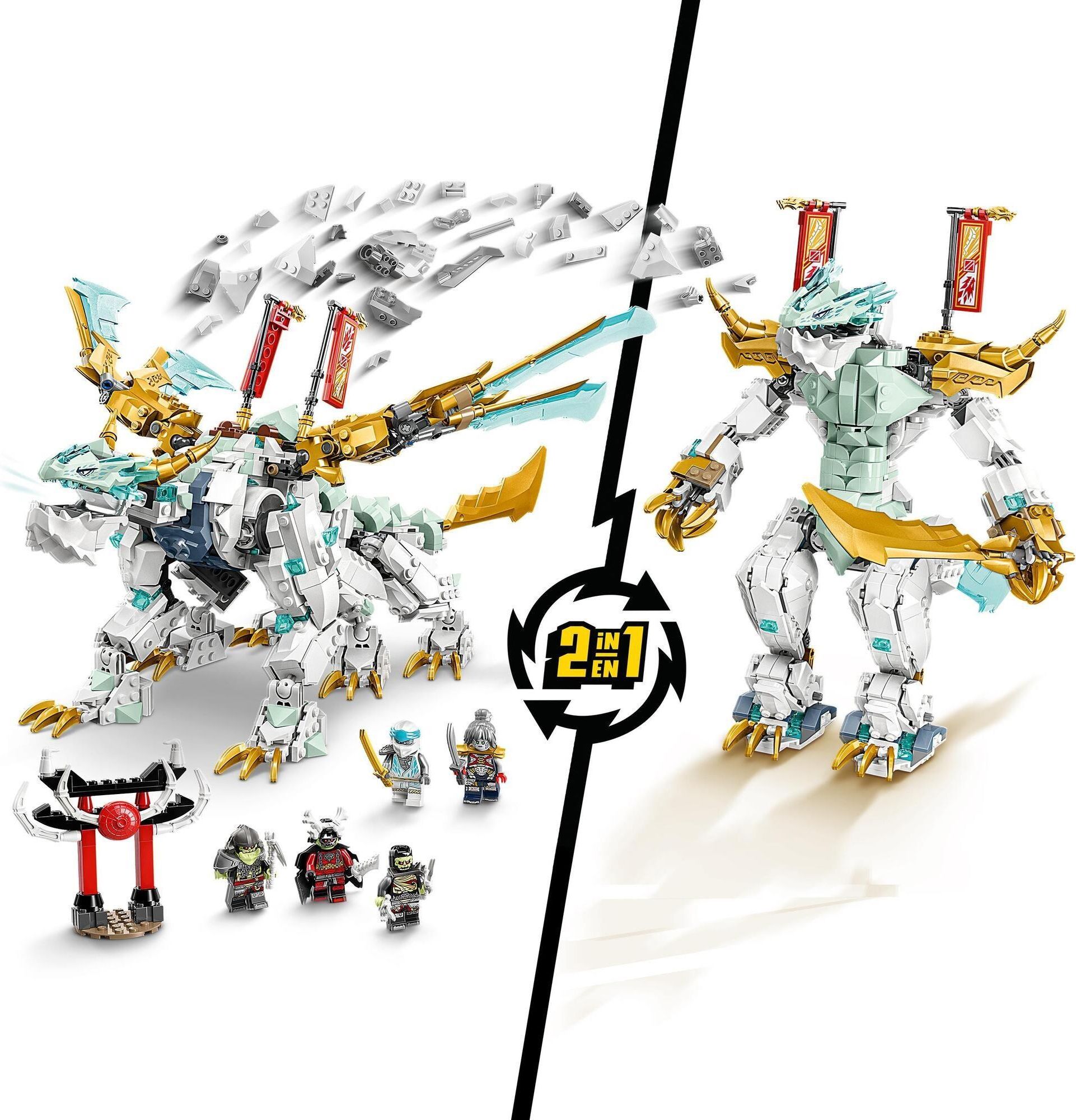 LEGO NINJAGO 71786 Lodowy smok Zane'a - ceny i opinie - Ceneo.pl