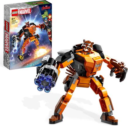 LEGO Marvel 76243 Mechaniczna zbroja Rocketa