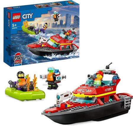 LEGO City 60373 Łódź strażacka