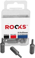 Zdjęcie Rooks Bit Do Wkrętarki 1/4" Hex2,5 Udarowy 10Szt   - Dobczyce
