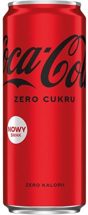 Coca Cola Zero Napój Gazowany W Puszce 330ml