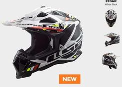 Zdjęcie Ls2 Enduro Off Road Mx700 Subverter Evo Stomp Biały Czarny - Dynów