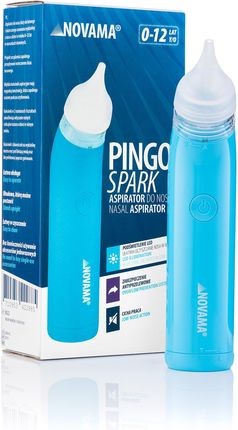 Novama Pingo Spark blue aspirator do nosa ze światełkiem 