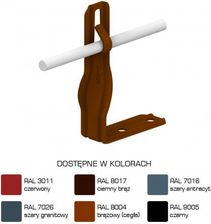 Zdjęcie An-Kom Uchwyt Kątowy Skręcony H 12cm Z-Zagięcie /La/ Typ An-09/La/-N C462580 - Zabrze