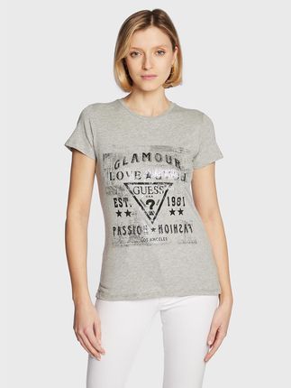 Guess T-Shirt W3RI62 JA900 Szary Regular Fit