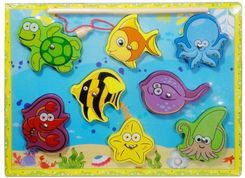 Zdjęcie Układanka drewniana z wędką - Jedlicze