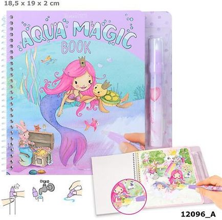 Depesche Kolorowanka Aqua Magic Book Princess Mimi 12096A