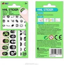 Zdjęcie Avenir Naklejki Na Paznokcie Glow  Kosmos 38szt. - Września